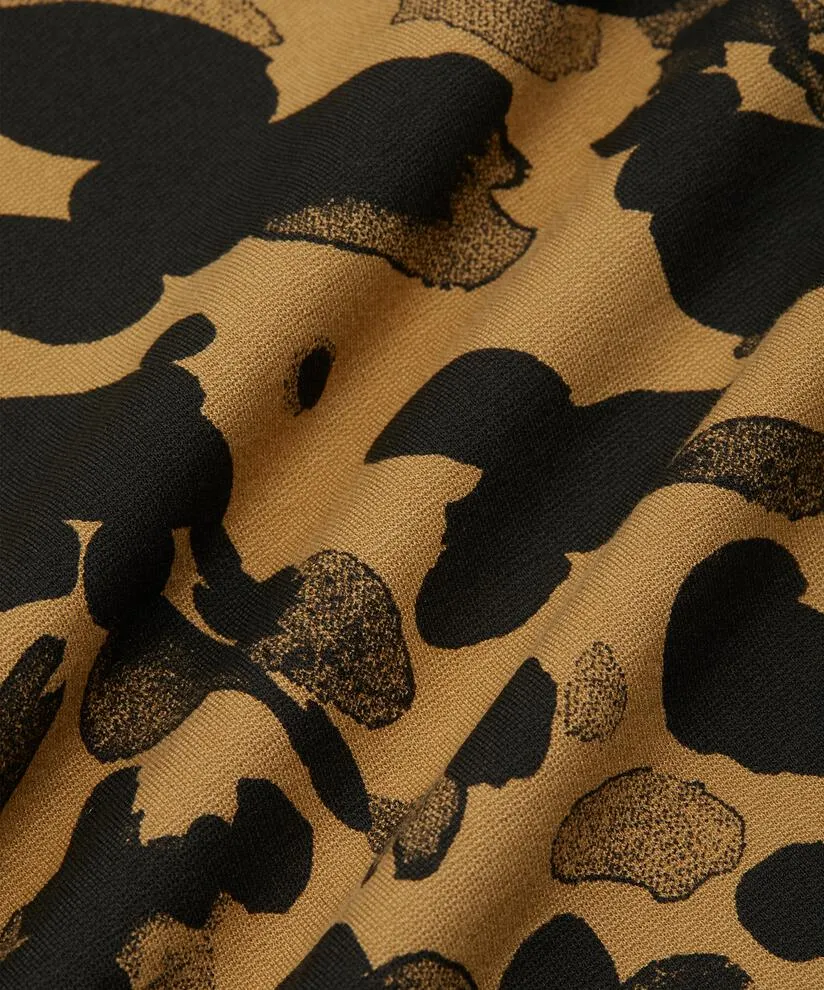 1008116 MaBillie Jersey Print Top - Dijon