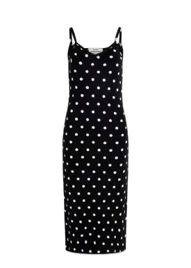 1x1 Organic Delkissa Dress - Black/Whitecap Gray