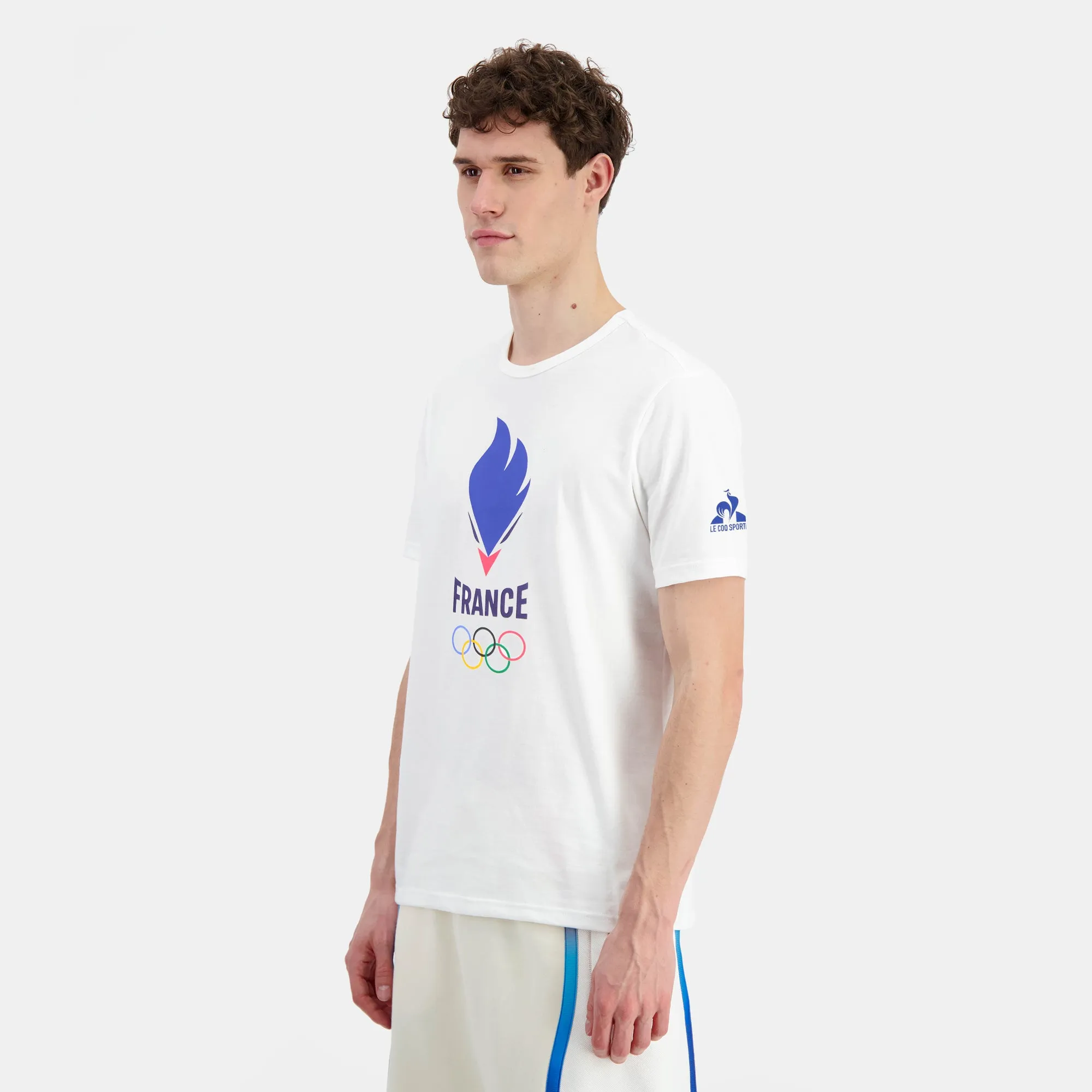 2410046-EFRO 24 Tee SS N°5 M new optical white | T-shirt Équipe de France Homme