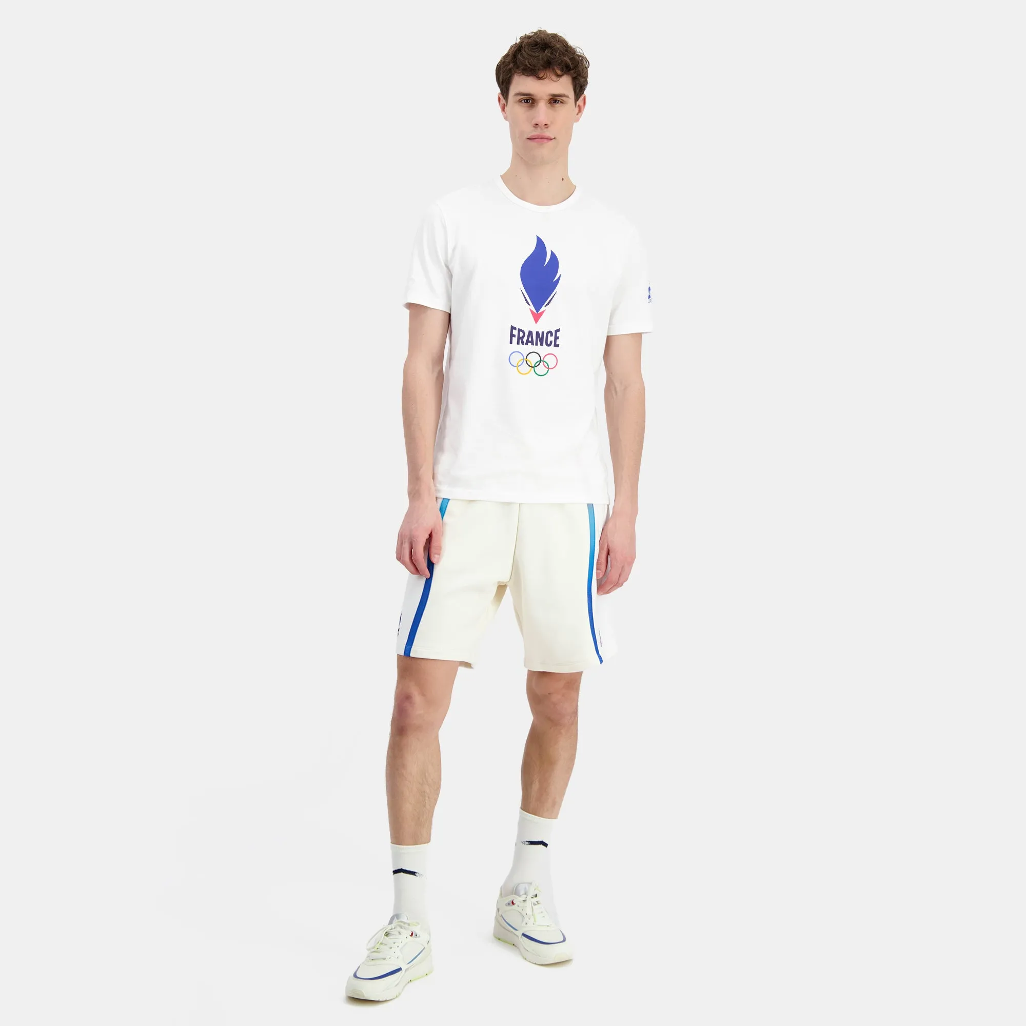 2410046-EFRO 24 Tee SS N°5 M new optical white | T-shirt Équipe de France Homme