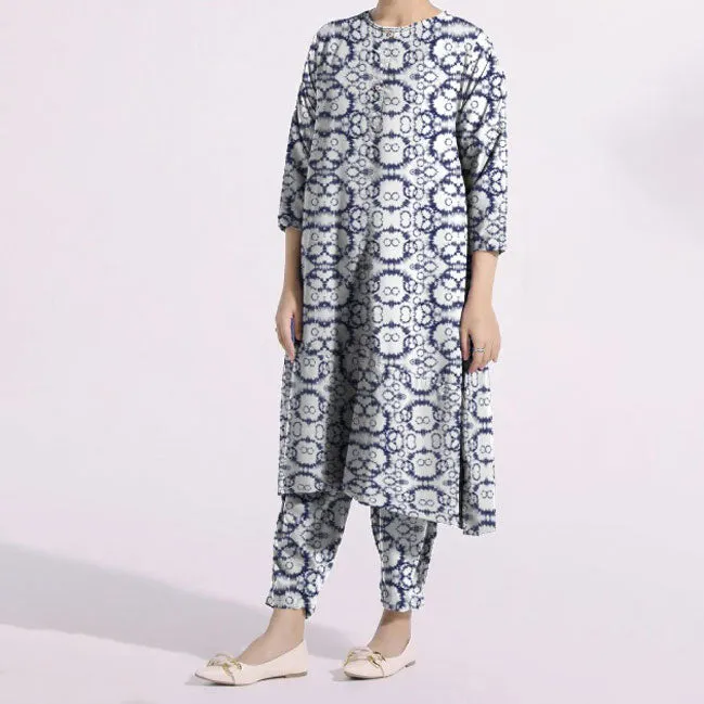 2PC- Unstitched Digital Printed Cambric Suit PS4458