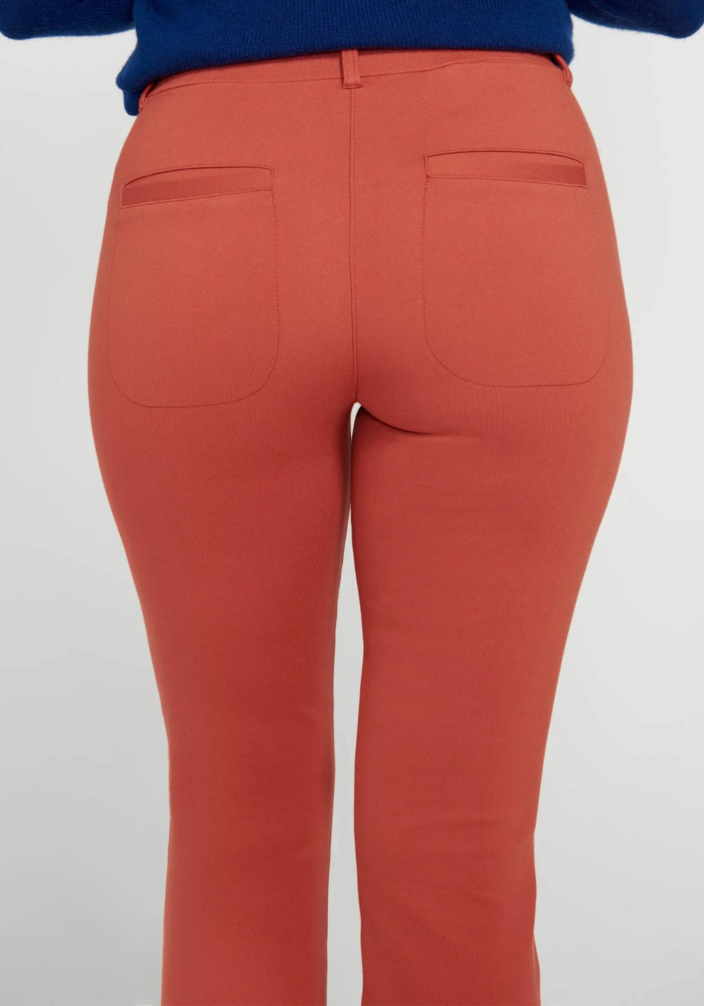 7-Pocket Dress Pant Yoga Pant | Bootcut (Burnished Coral)