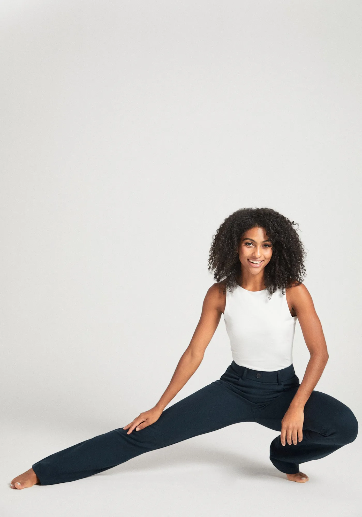 7-Pocket Dress Pant Yoga Pant | Bootcut (Navy)