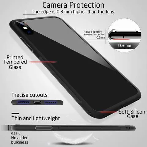 Abstract Arrow Pattern Glass Case For iPhone 6 Plus