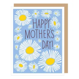 Abstract Daisies Mother's Day Card