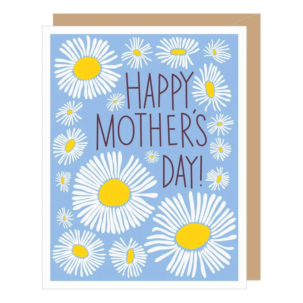 Abstract Daisies Mother's Day Card