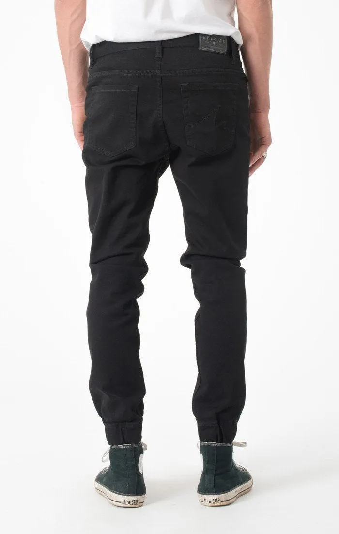 Afends Mens RECLAIM - BLACK ACID - denim pant