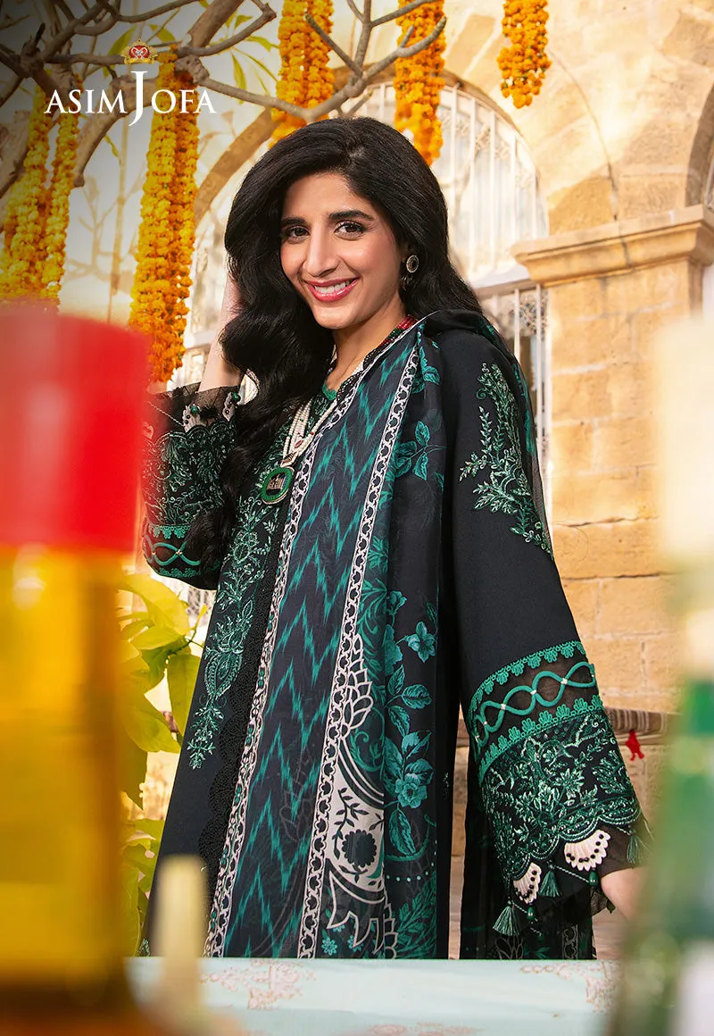 AJAR-32 EMBROIDERED JACQUARD 3 PCS