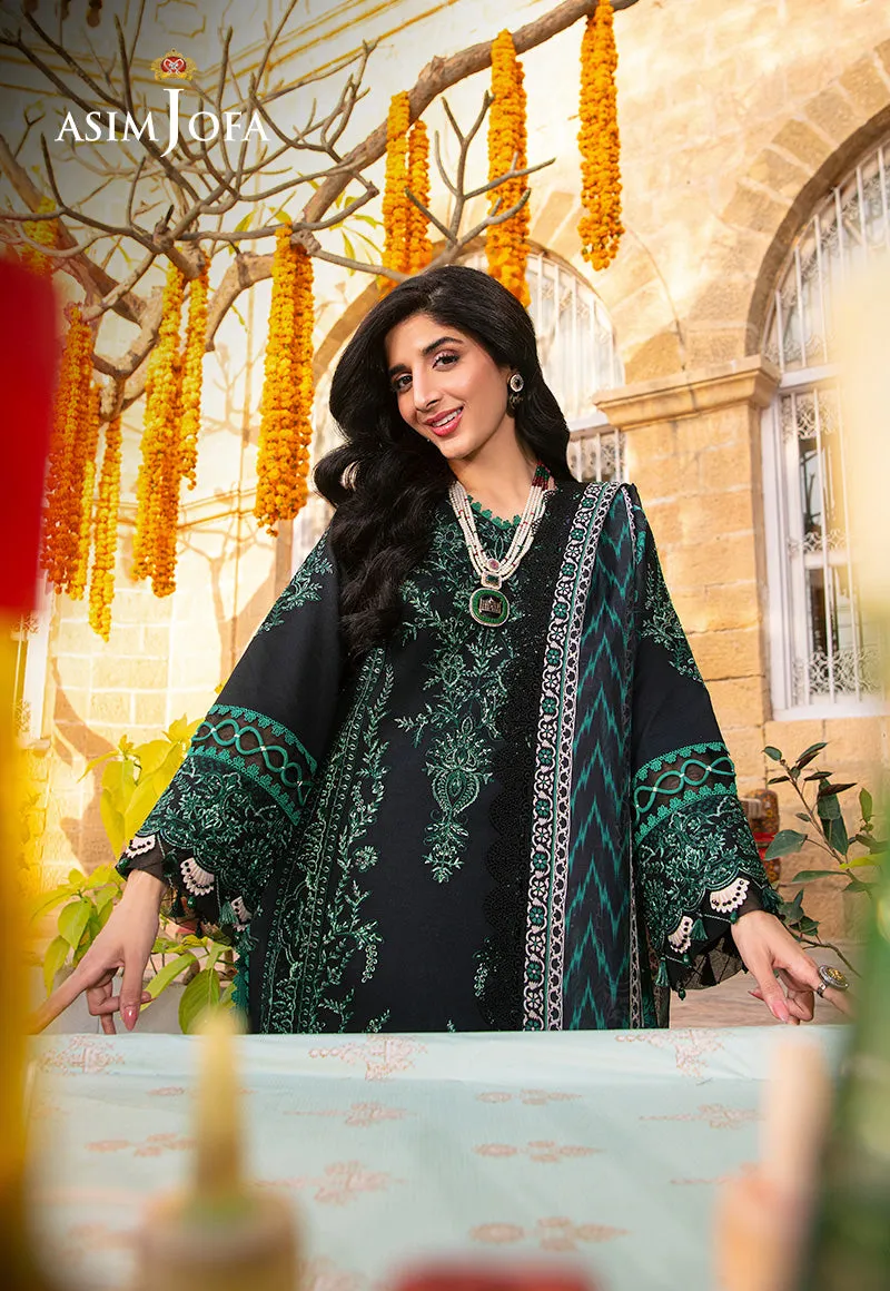 AJAR-32 EMBROIDERED JACQUARD 3 PCS