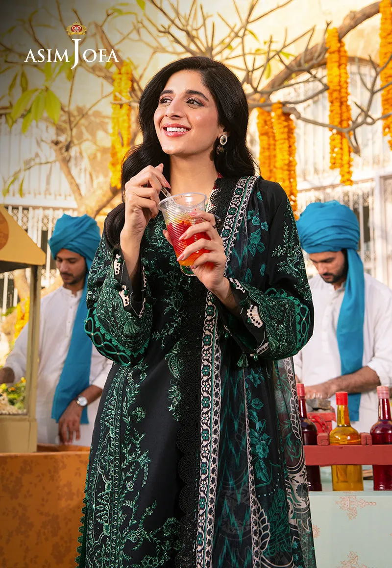 AJAR-32 EMBROIDERED JACQUARD 3 PCS