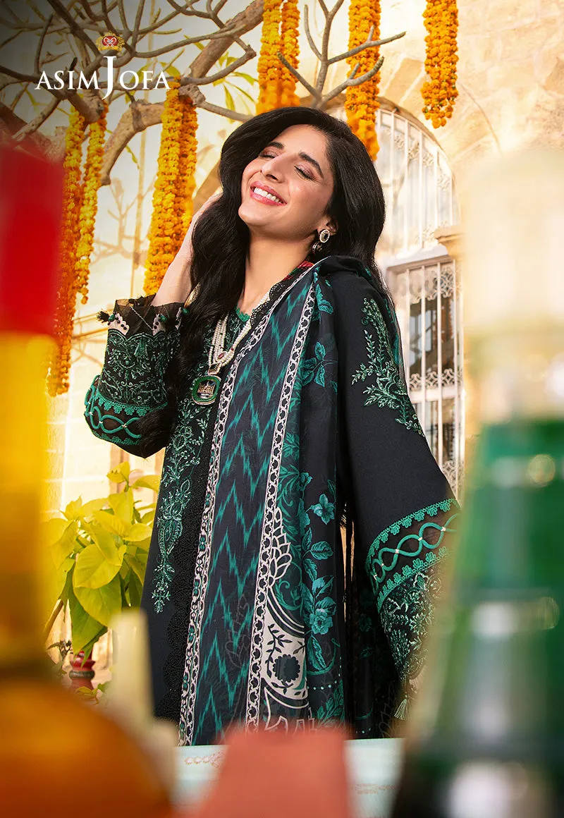 AJAR-32 EMBROIDERED JACQUARD 3 PCS