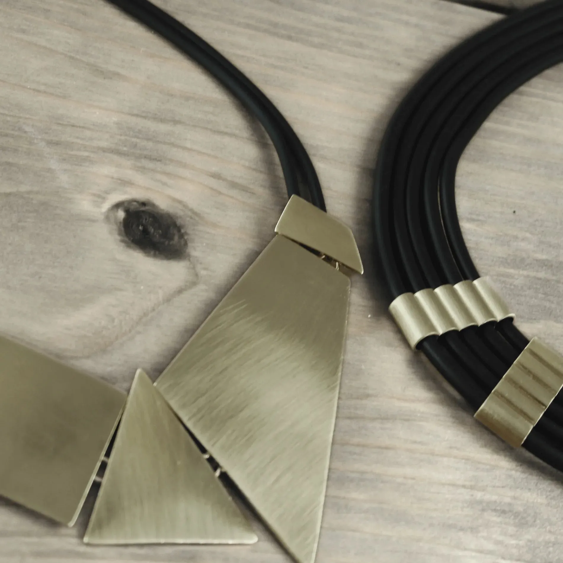 Alaya Short Multi Row Necklace Gold Plating