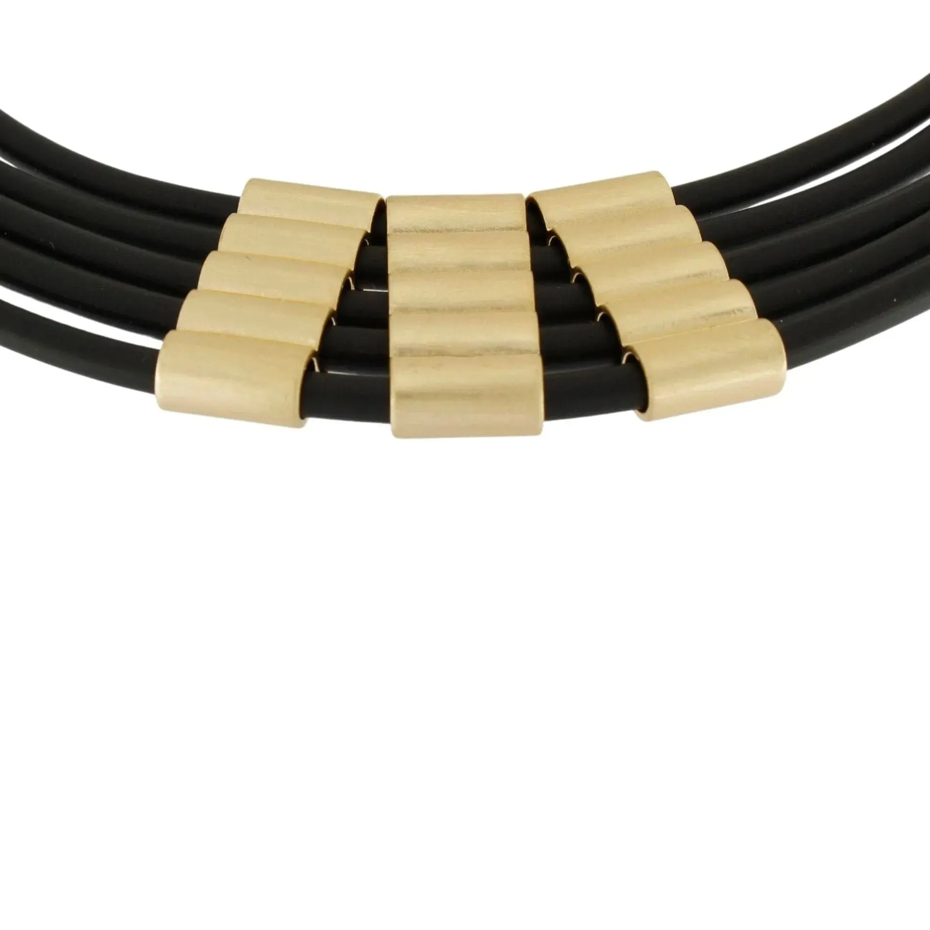 Alaya Short Multi Row Necklace Gold Plating