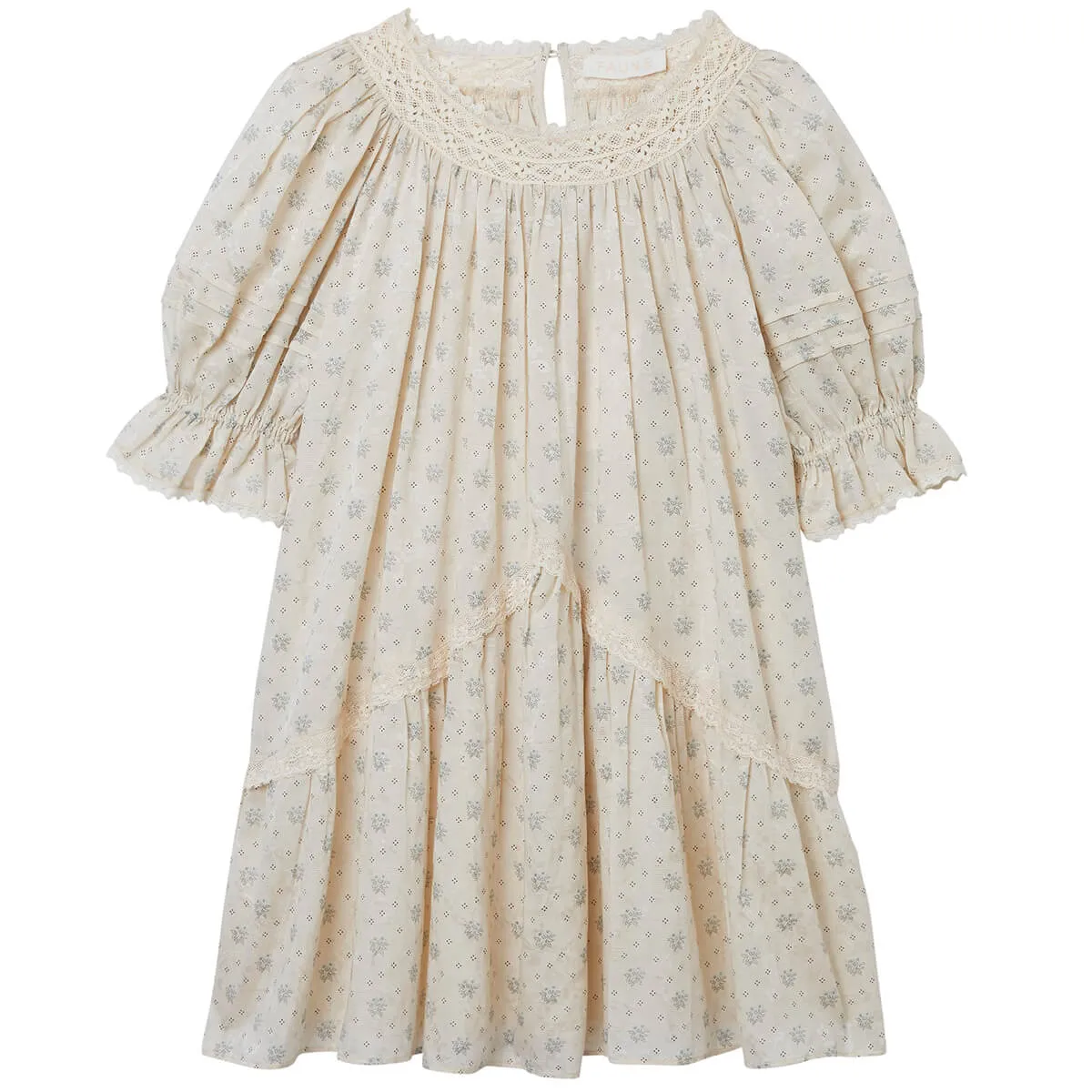 Anais Dress in Cornflower by Faune