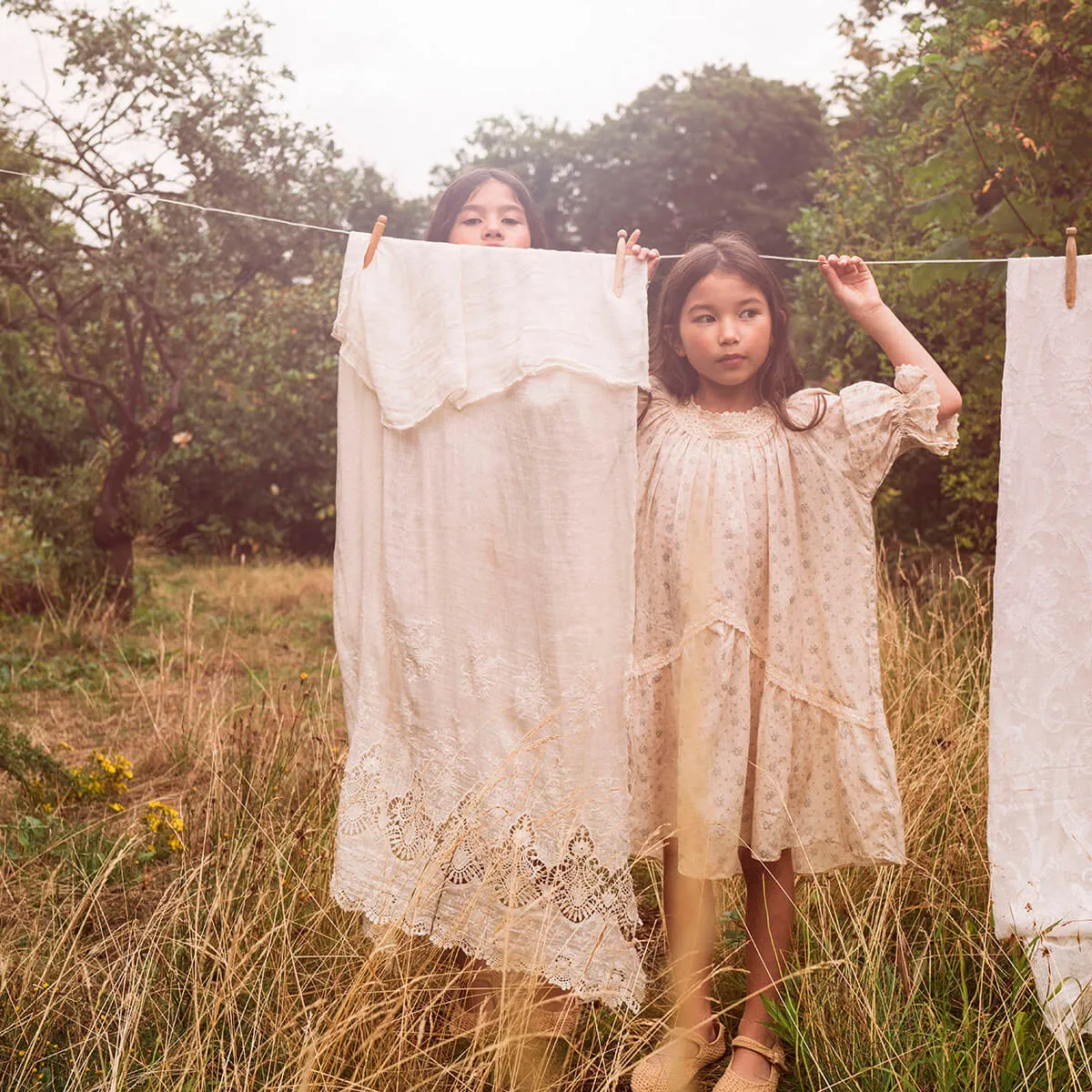 Anais Dress in Cornflower by Faune