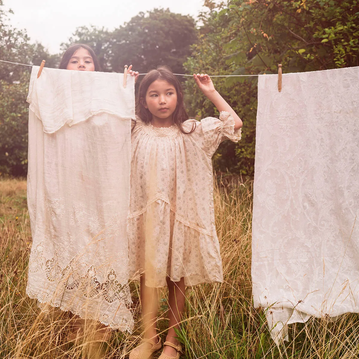 Anais Dress in Cornflower by Faune
