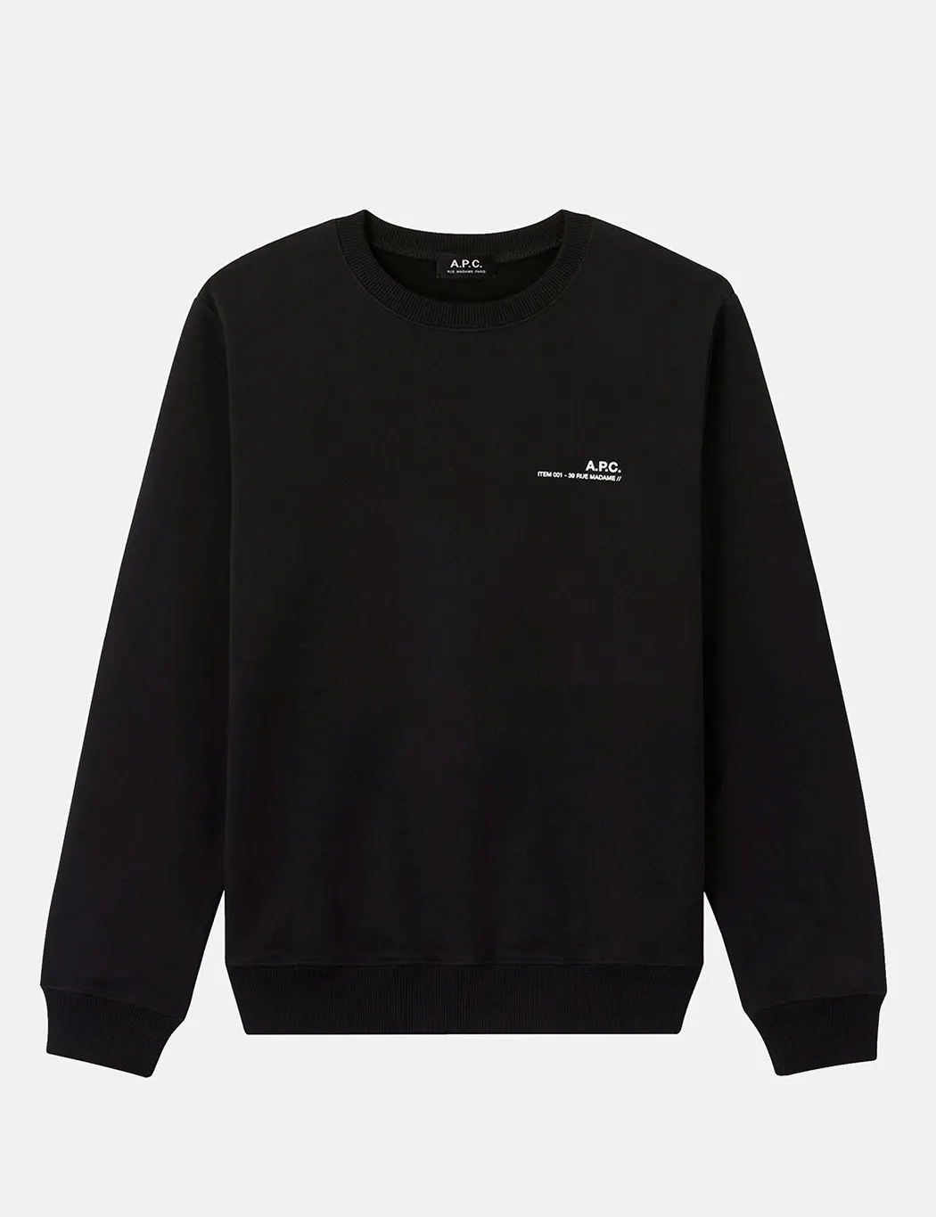 A.P.C. Item Sweatshirt - Black