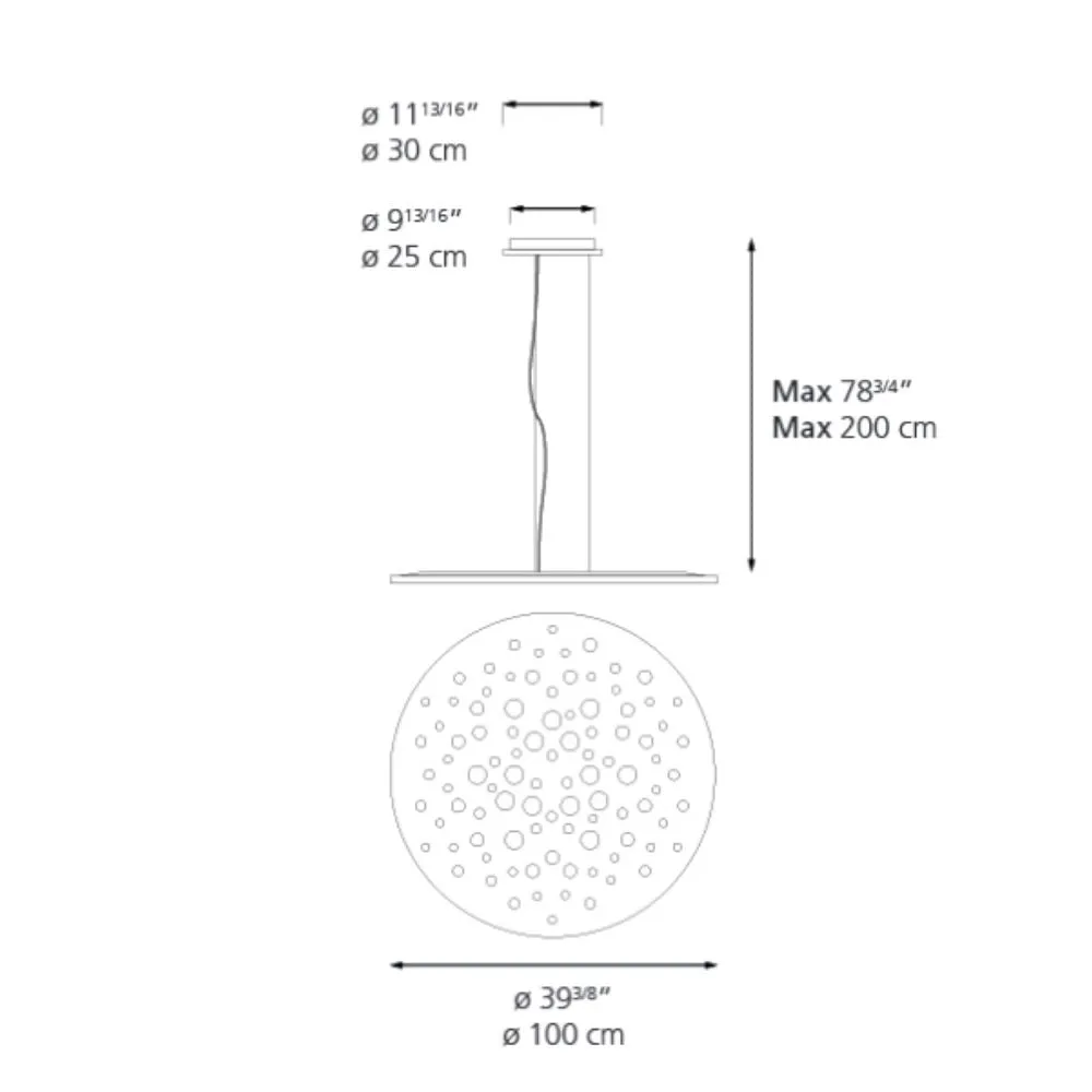 Artemide Silent Field 2.0 suspension lamp LED