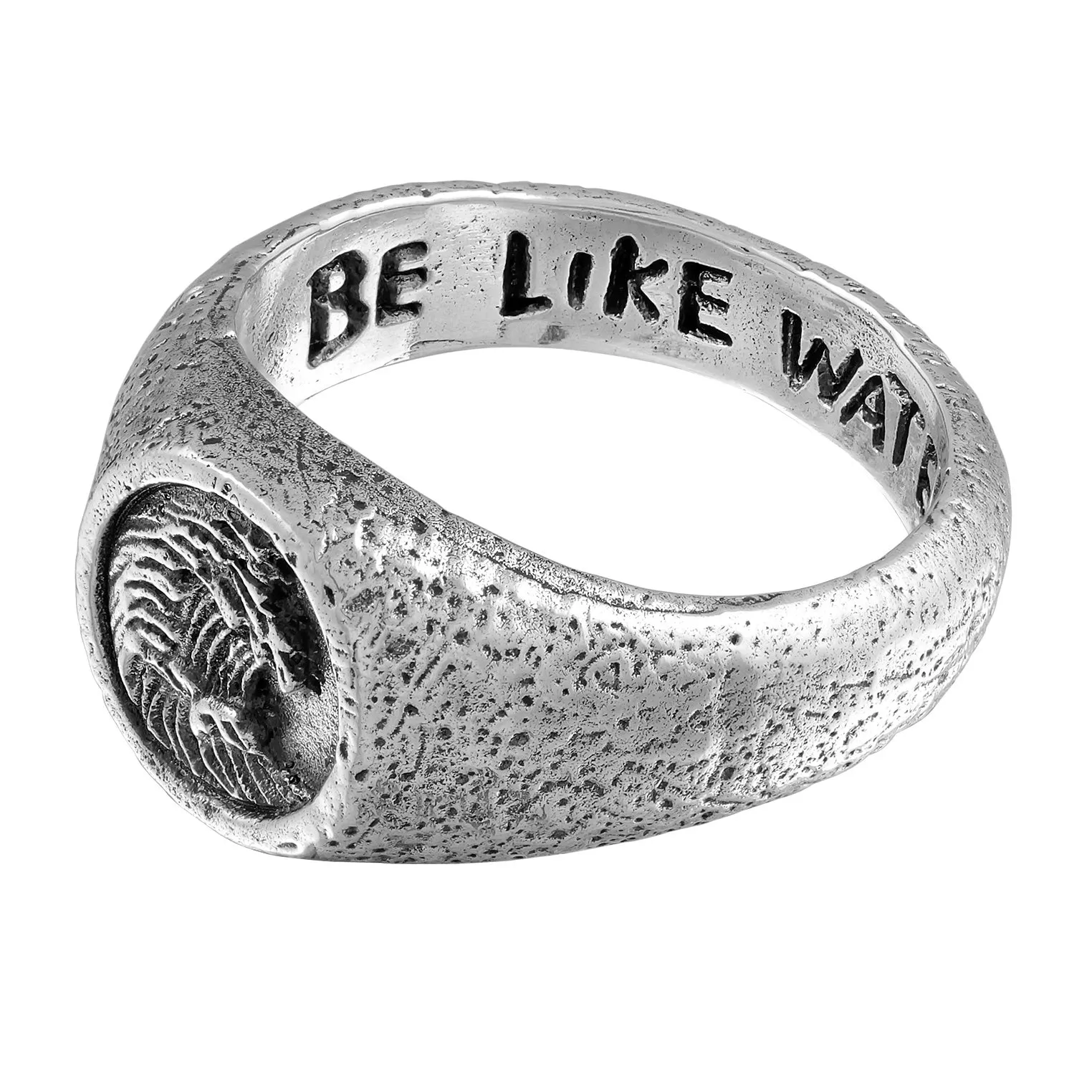 Be like Water Wellen Siegelring