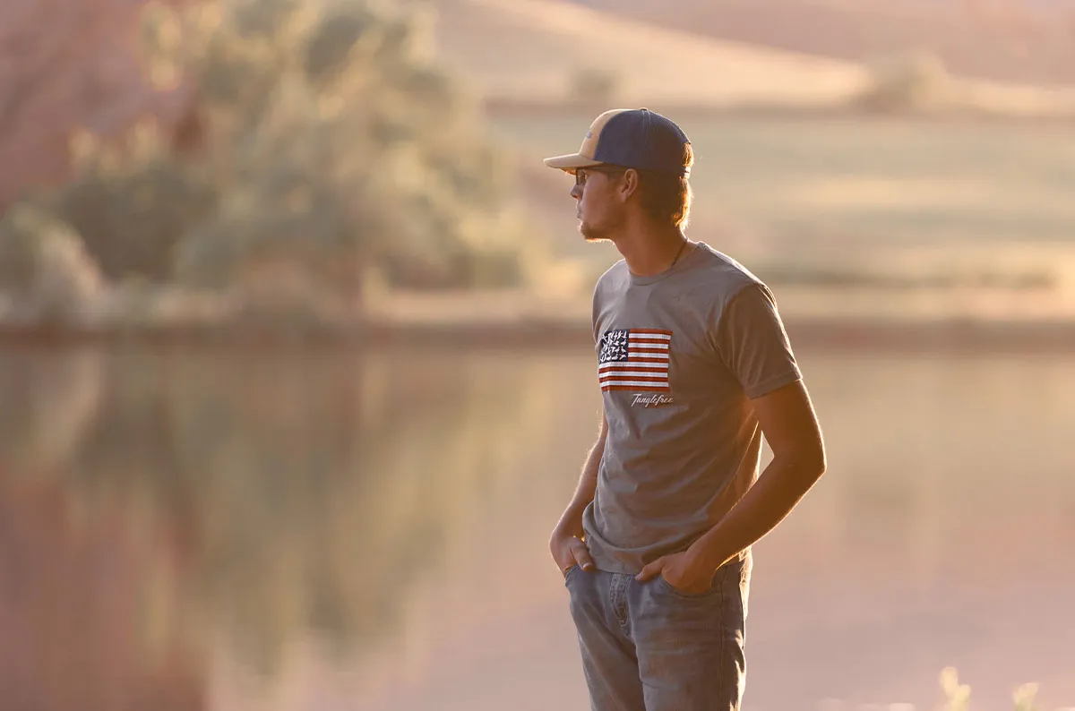 Birds of A Feather Vintage Flag T