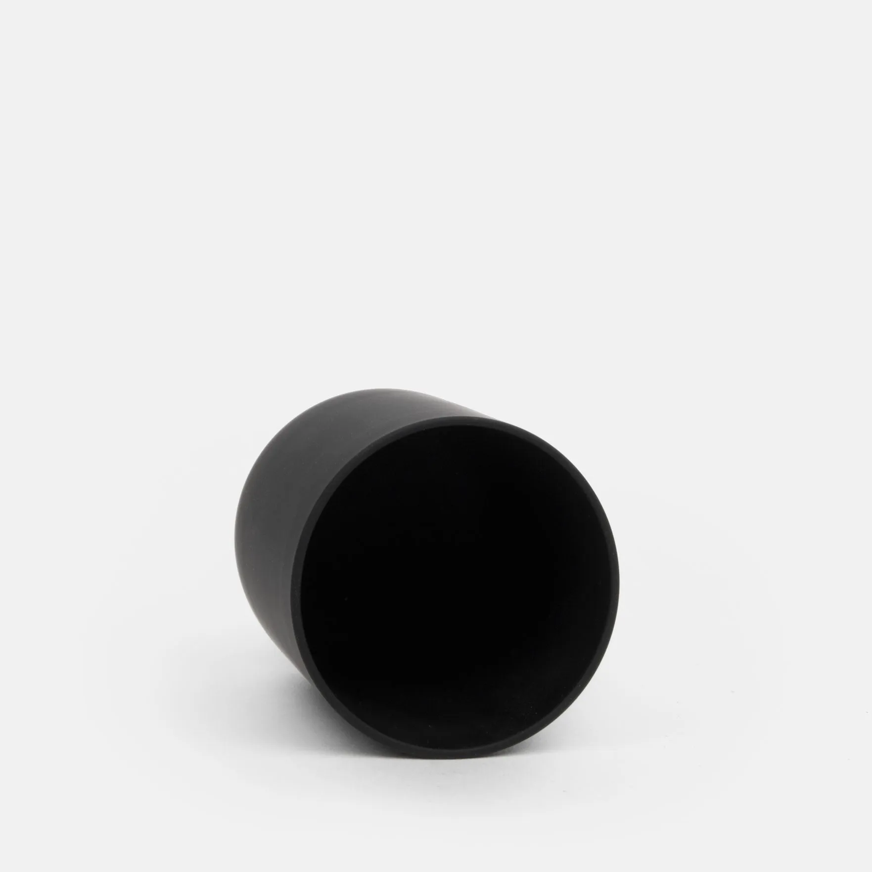 Black Sake Glass