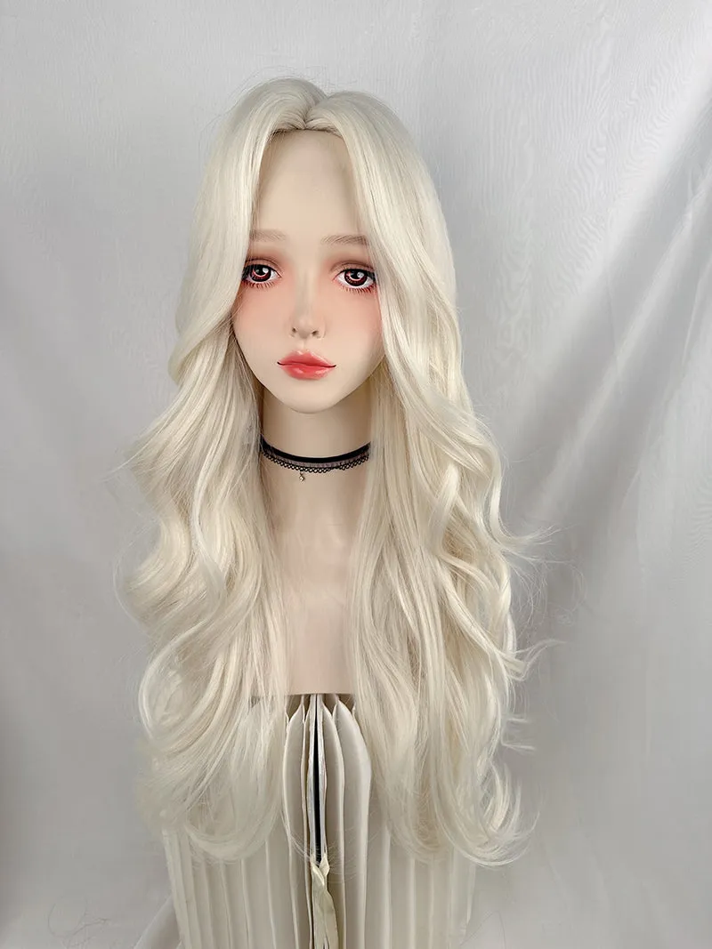 blonde wig   KF11052