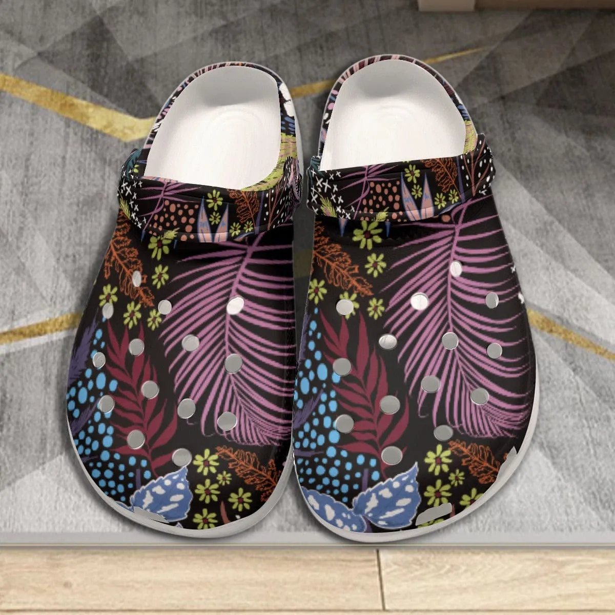 Blossom Bliss - Women's Classic Clogs Printed