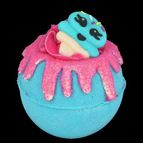 Blue Raspberry Ice Bath Bomb By Bomb Cosmetics