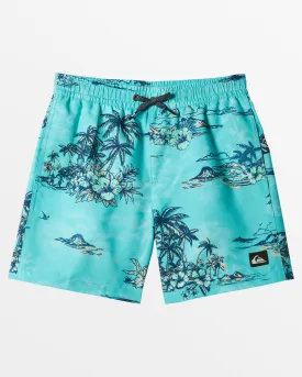 Boys 2-7 Everyday Mix Volley 12" Elastic Waist Shorts - Capri