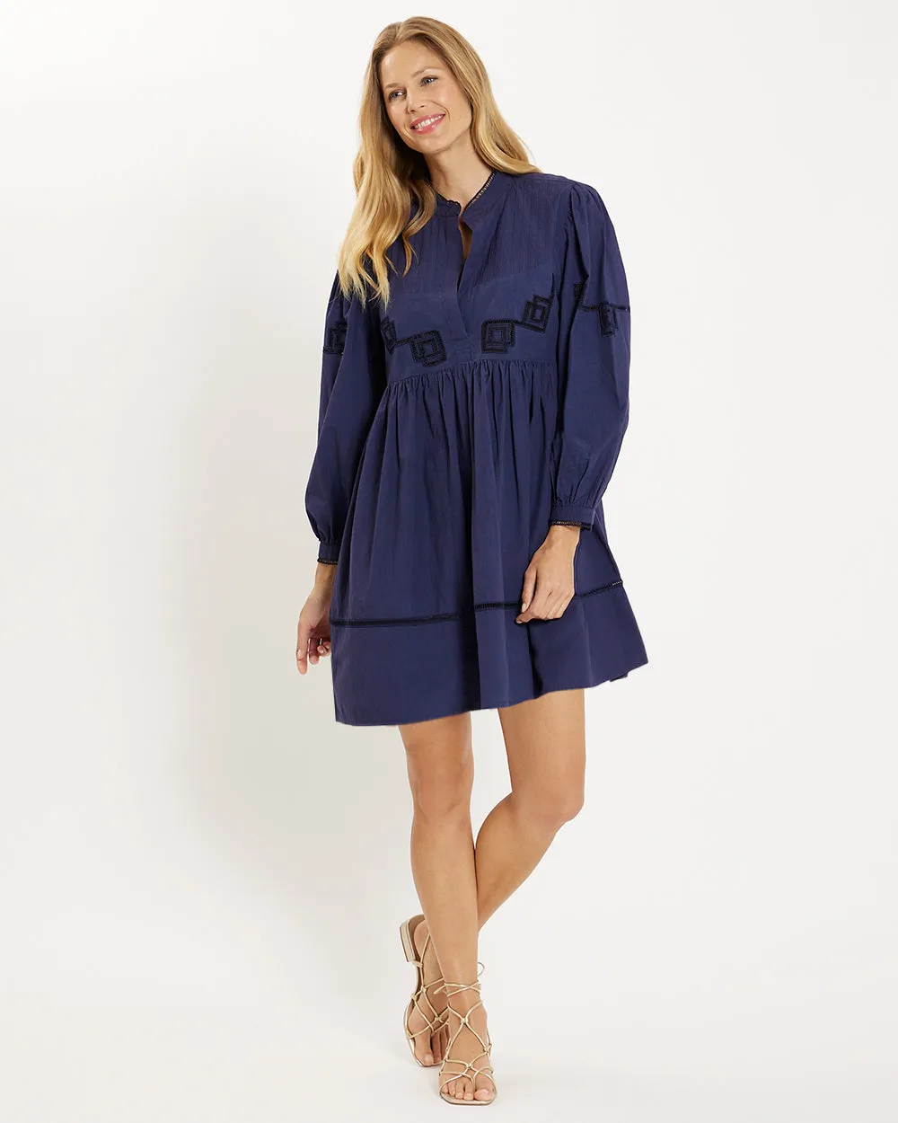 Brinley Dress - Cotton Stretch Poplin