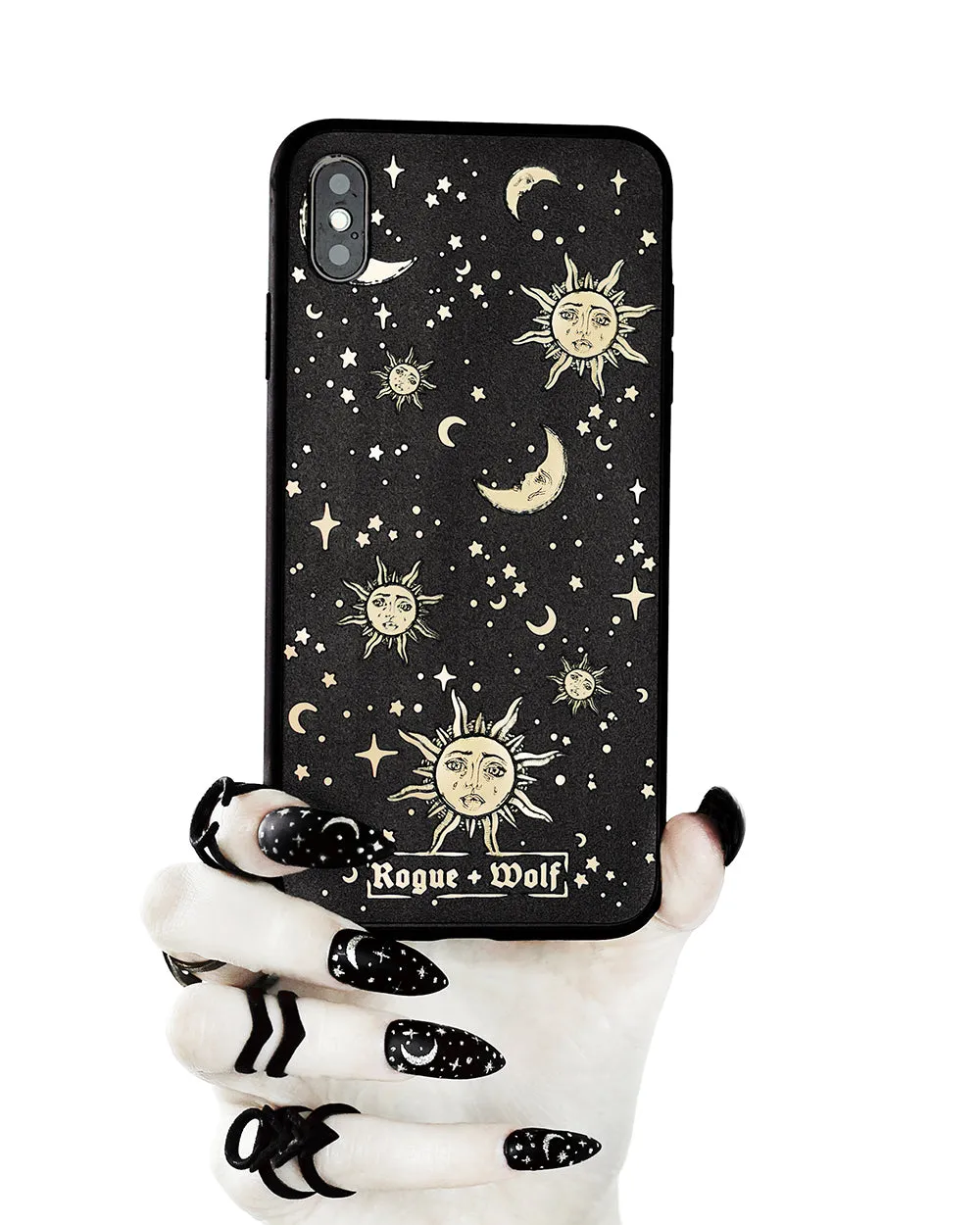 Celestial Phone Case - Mirror Gold Details