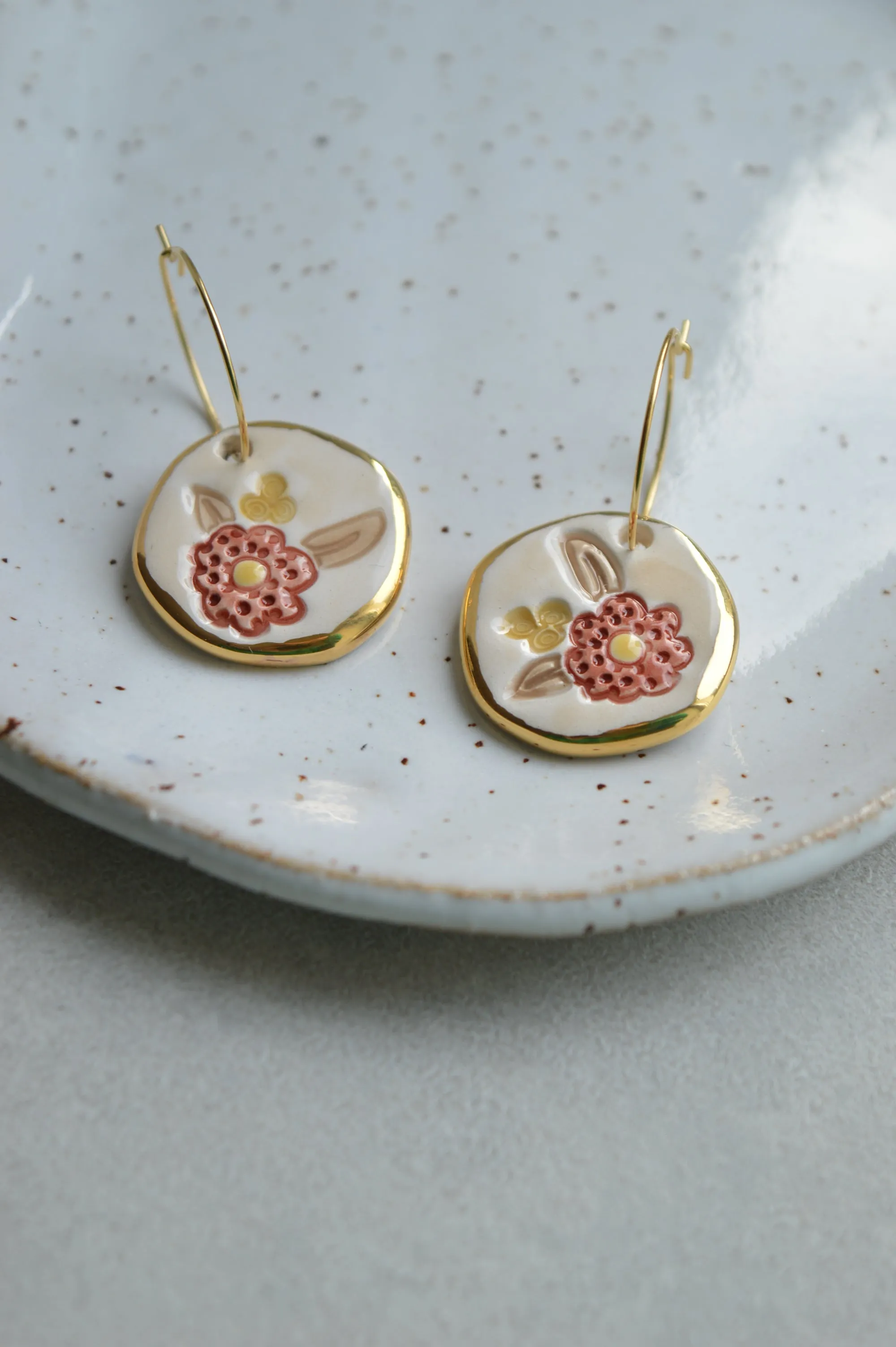 Ceramic earrings No. 4