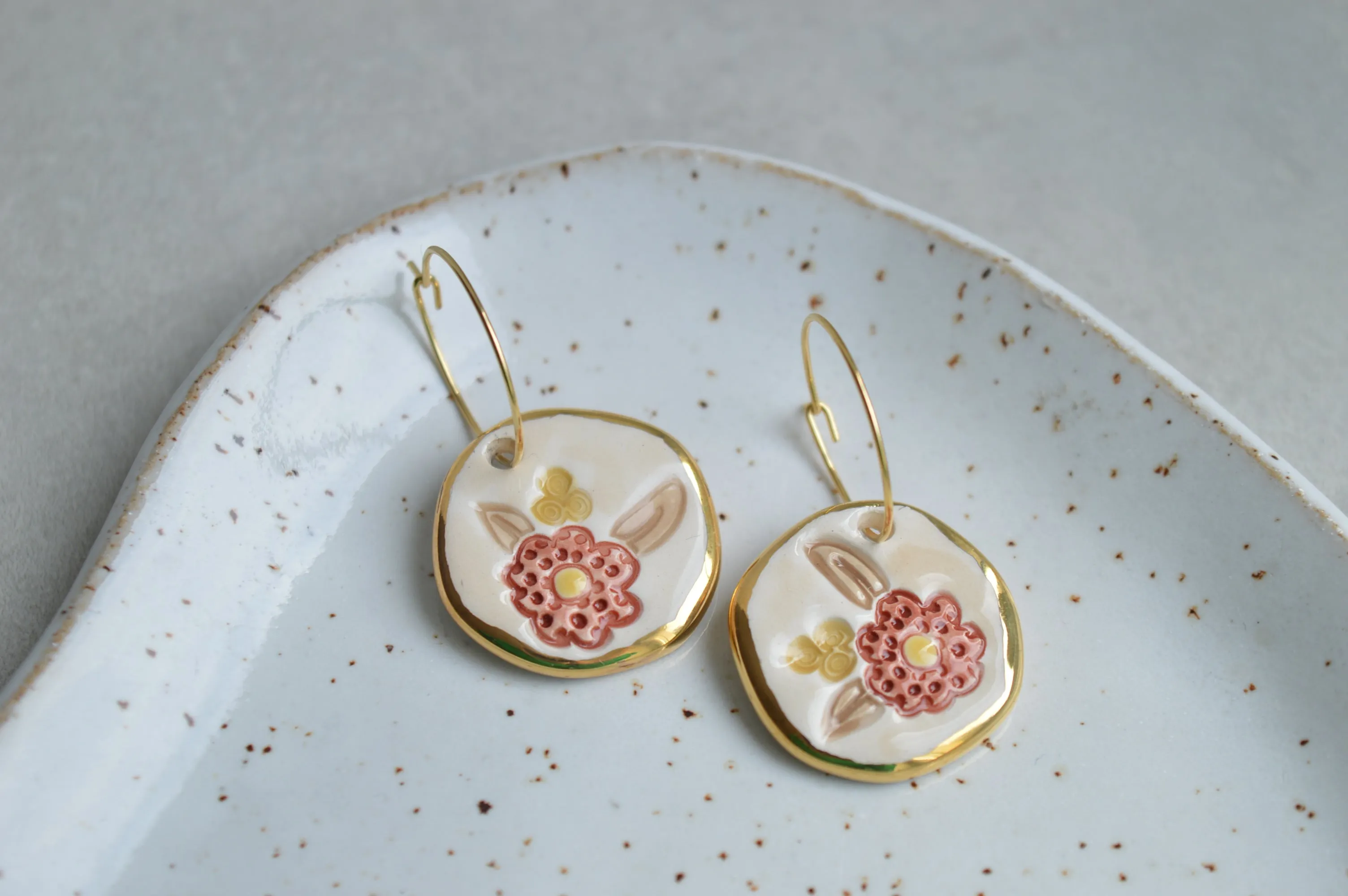 Ceramic earrings No. 4