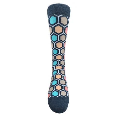 Chaossocks Art Deco Honeycomb Gray