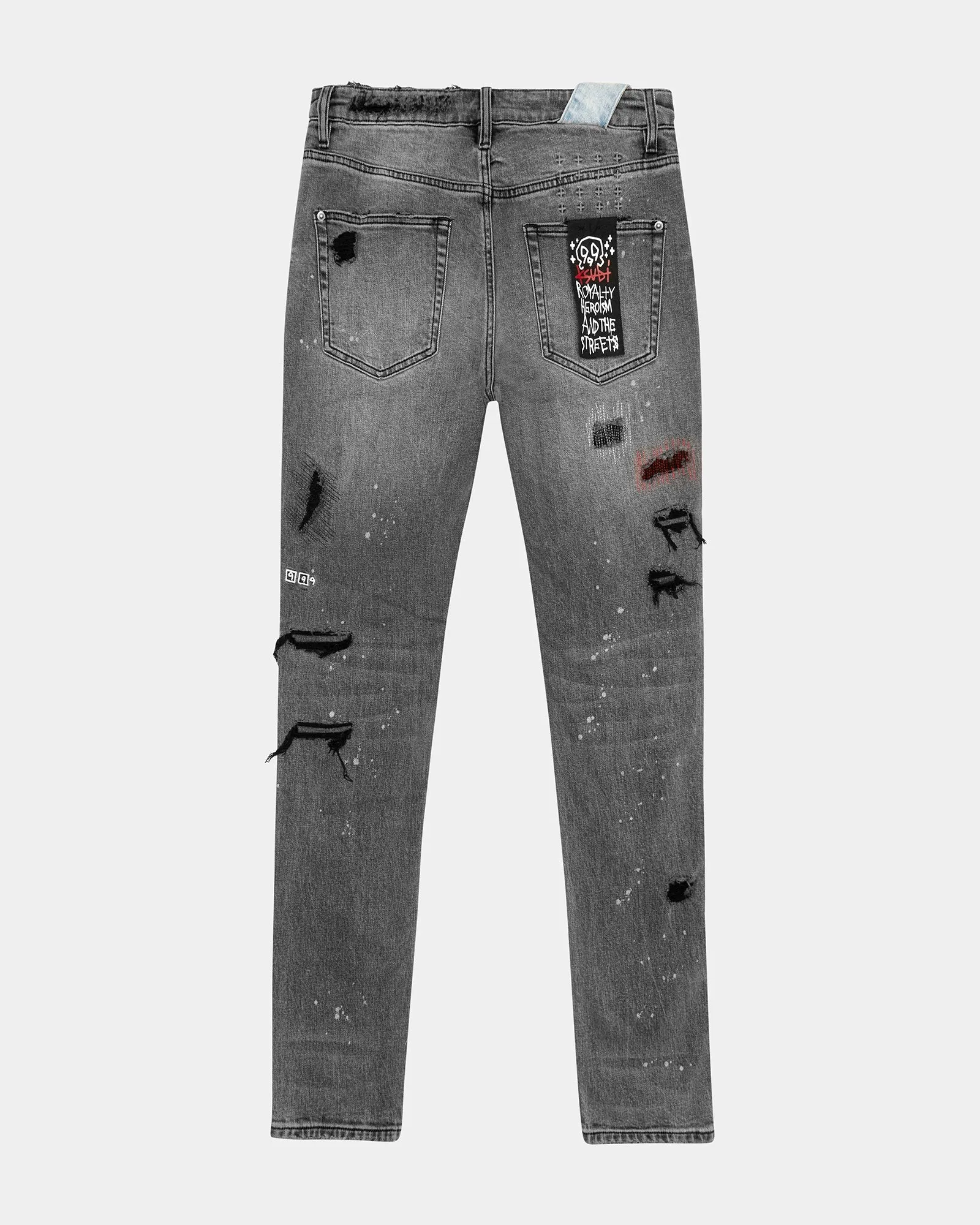 Chitch Trashed Devil Jeans (Ash) - KMJW23DJ003098
