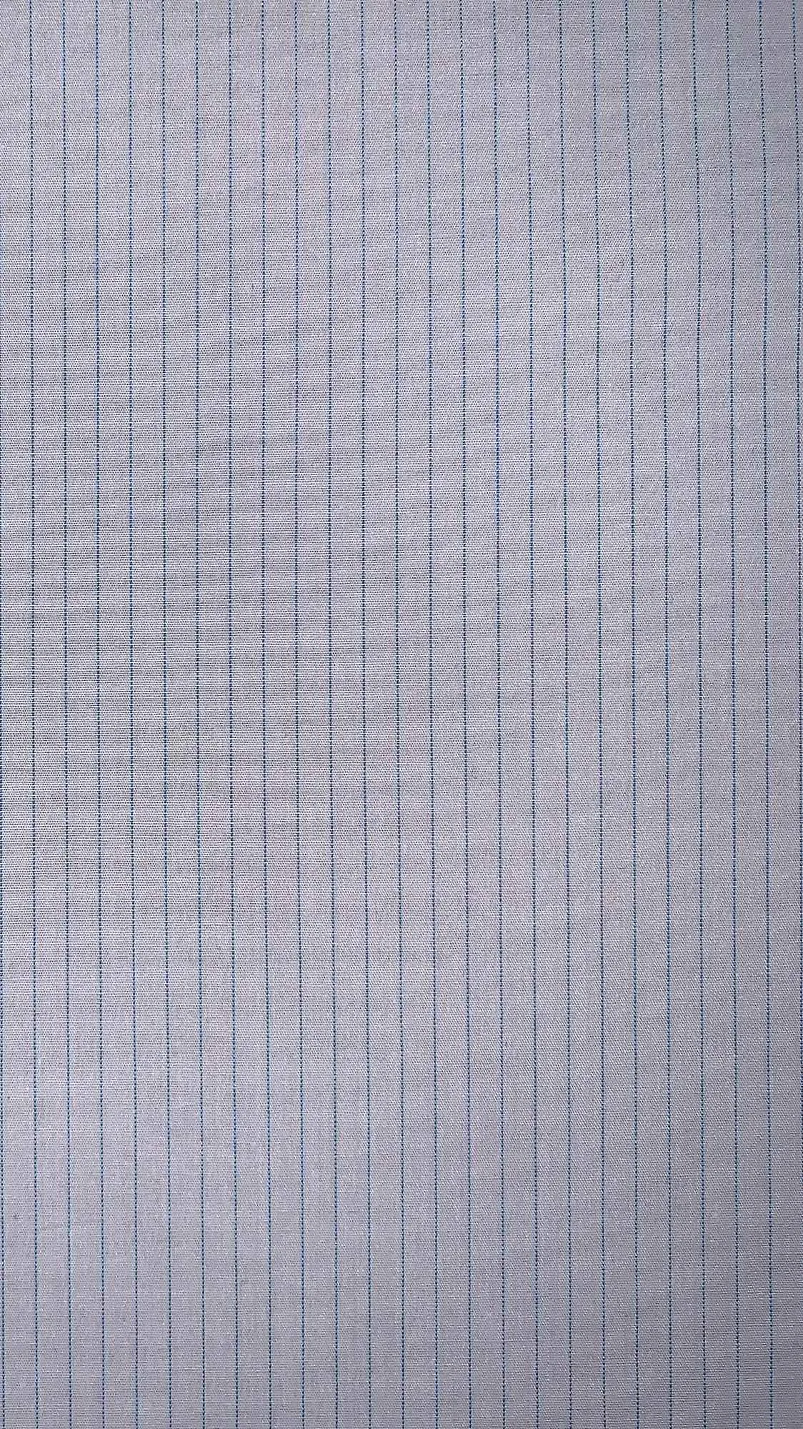 COTTON POPLIN YARN DYED 1/4" STRIPE STRETCHED WOVEN - SHIRTING FABRIC<br><h6>7-WHITE/BLUE<br>061-CPOXS 1/4"</h6>