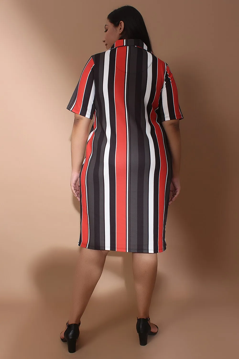 Cuban Stripe Polo Dress