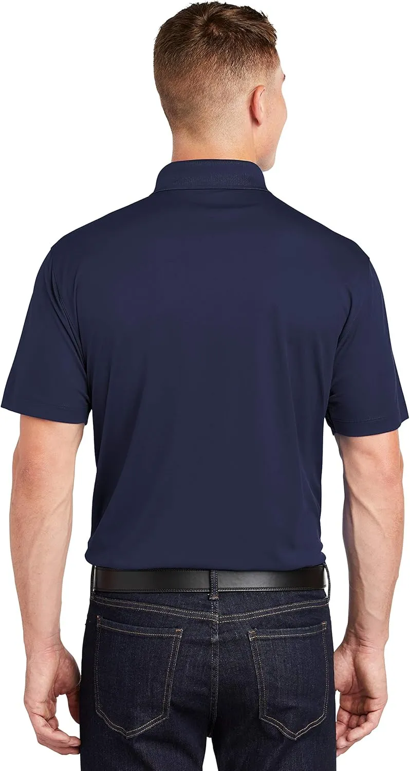 Custom Embroidered Moisture Wicking Performance Polo - Embroidery Collar Polo Shirts