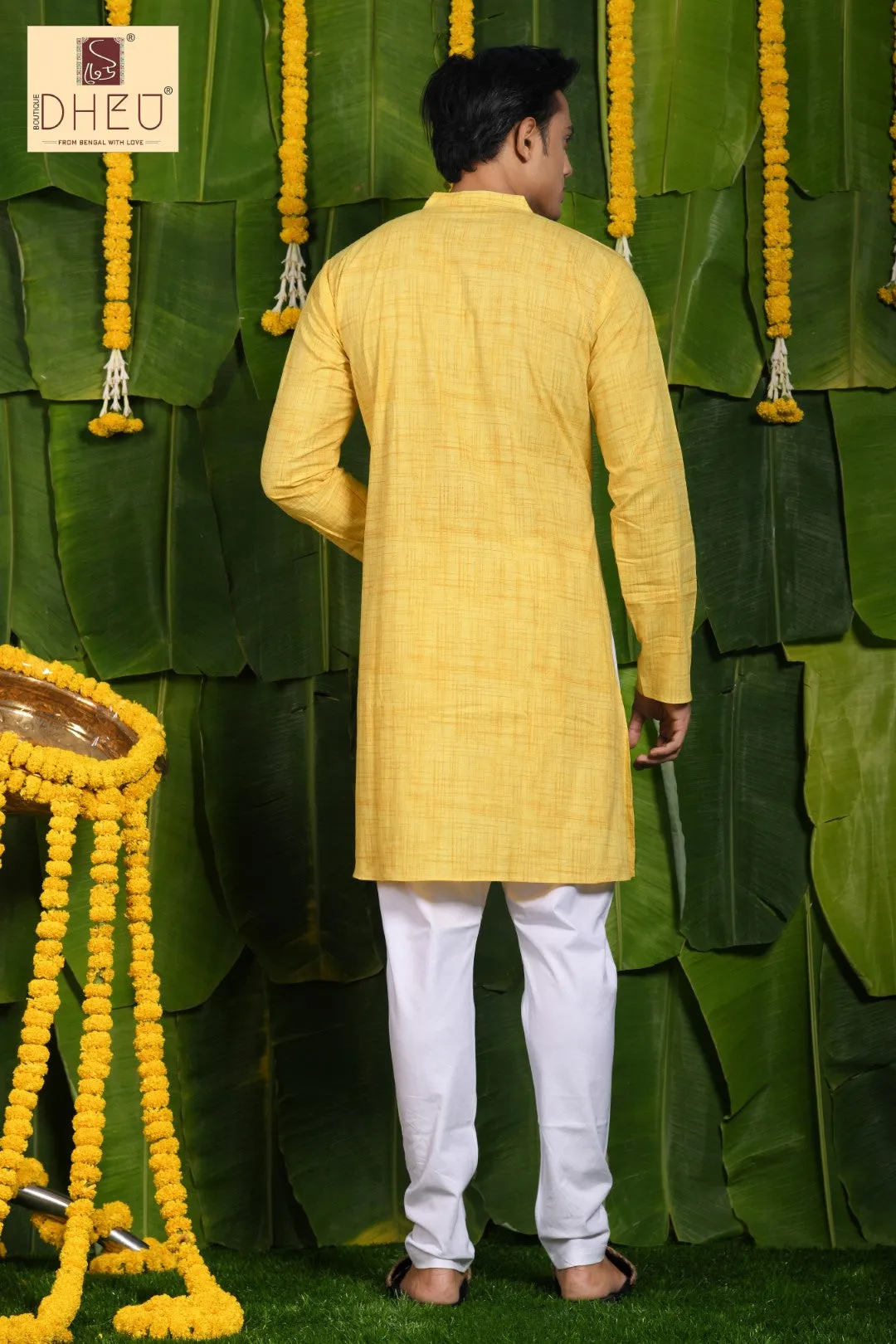 Dheu Pure Khadi Cotton Men's Kurta