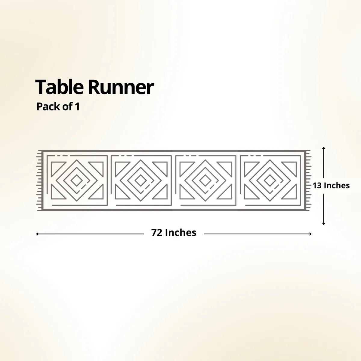 Dining Table Runner in Cotton with Block Print Blue | Eco Friendly Tableware Sustainably Crafted from Pure Cotton | Handmade In India