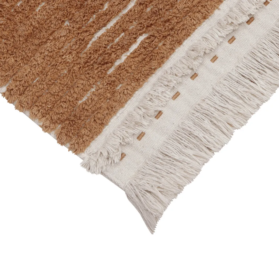 Duetto Reversible Washable Rug - Toffee
