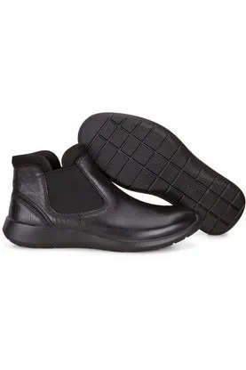 Black ECCO Womens Soft Chelsea Boot - Style 283103, Model 53859