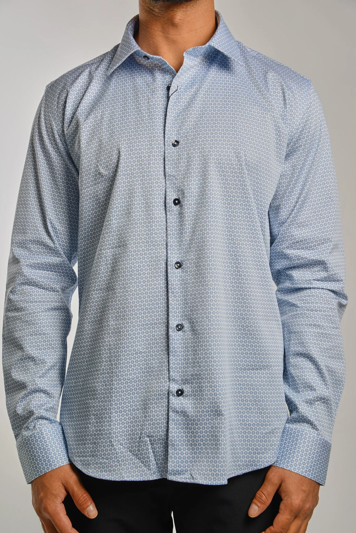 EURO SATEEN LS SPORT SHIRT