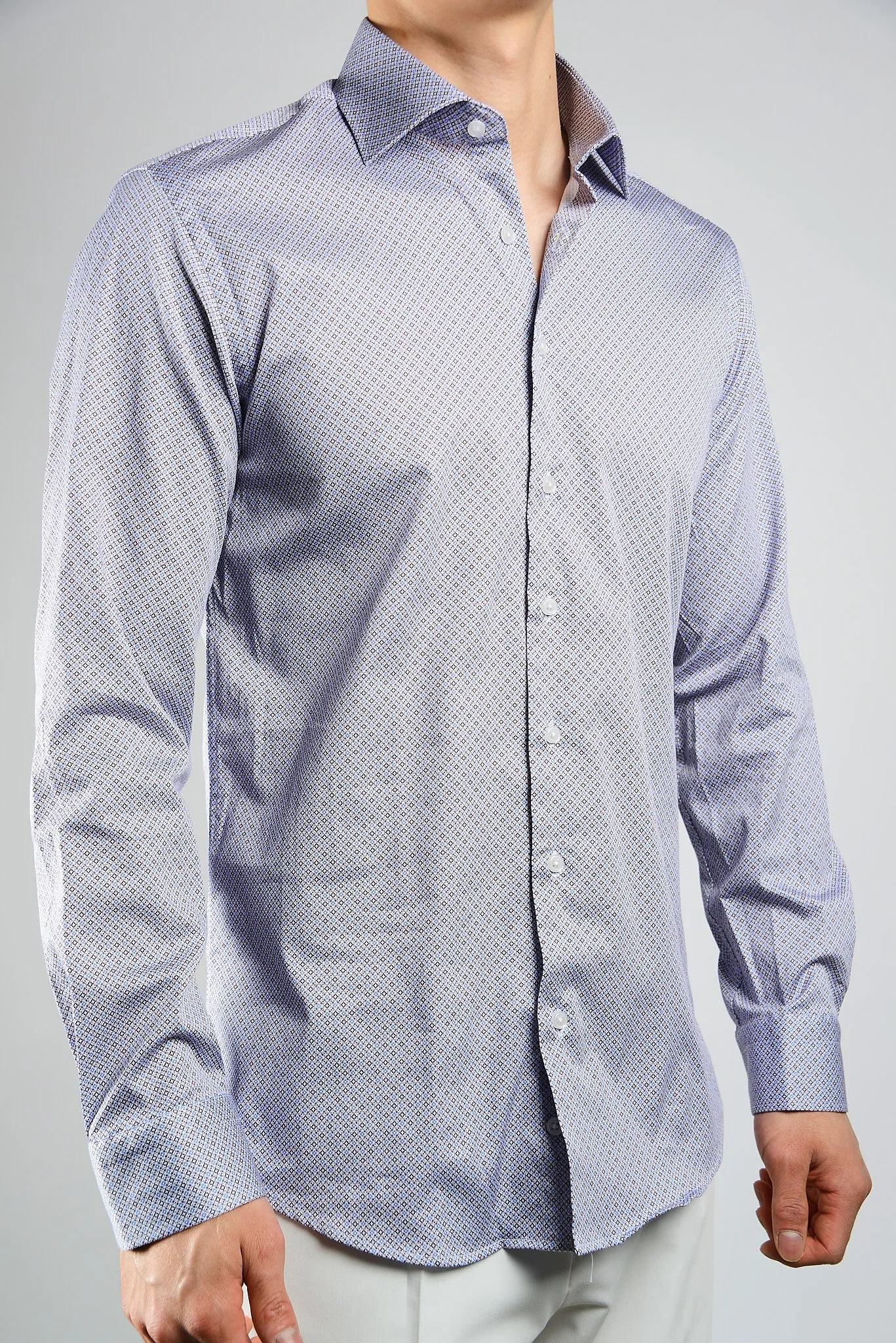 EURO SATEEN LS SPORT SHIRT