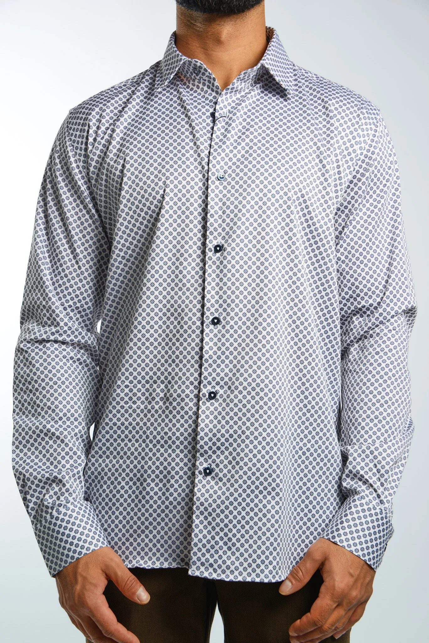 EURO SATEEN LS SPORT SHIRT