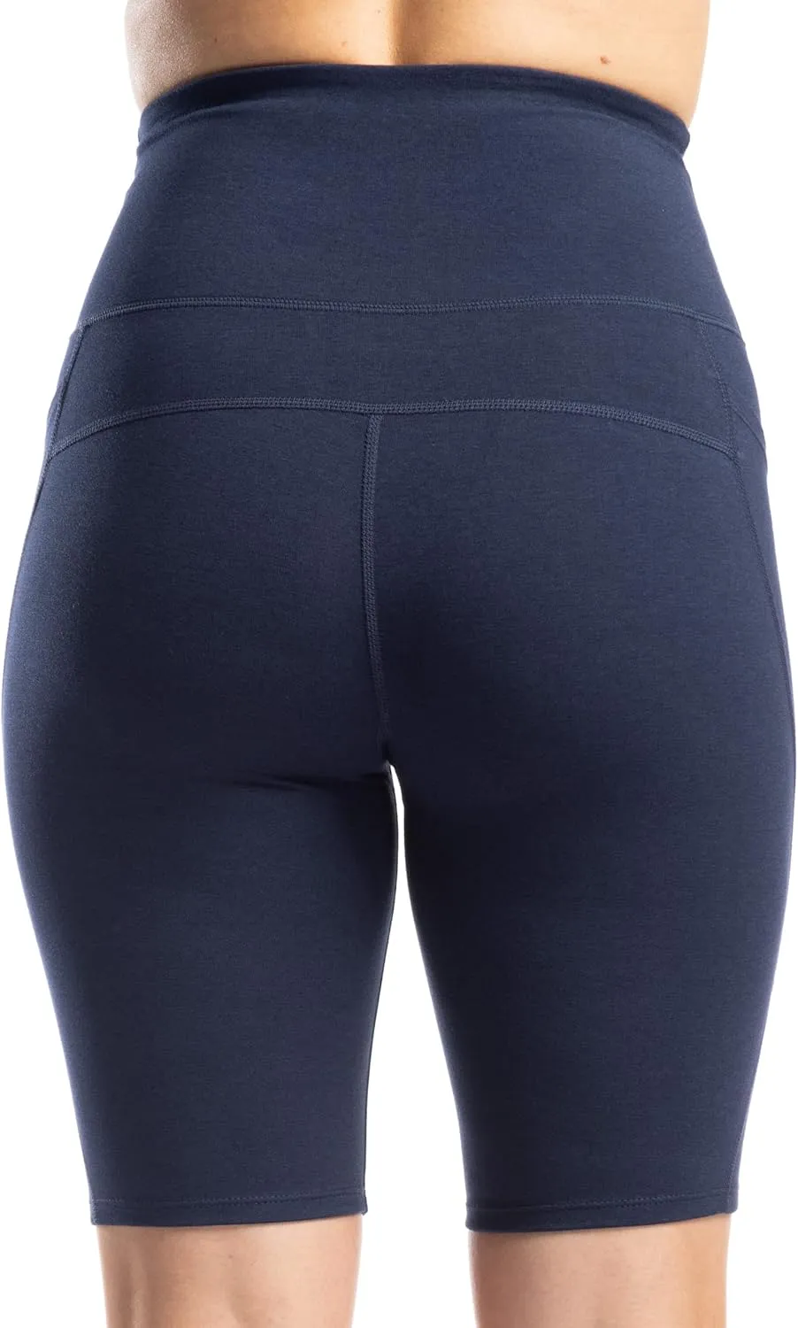 Fishers Finery Women's Ecofabric Active Yoga High Waist Workout Shorts