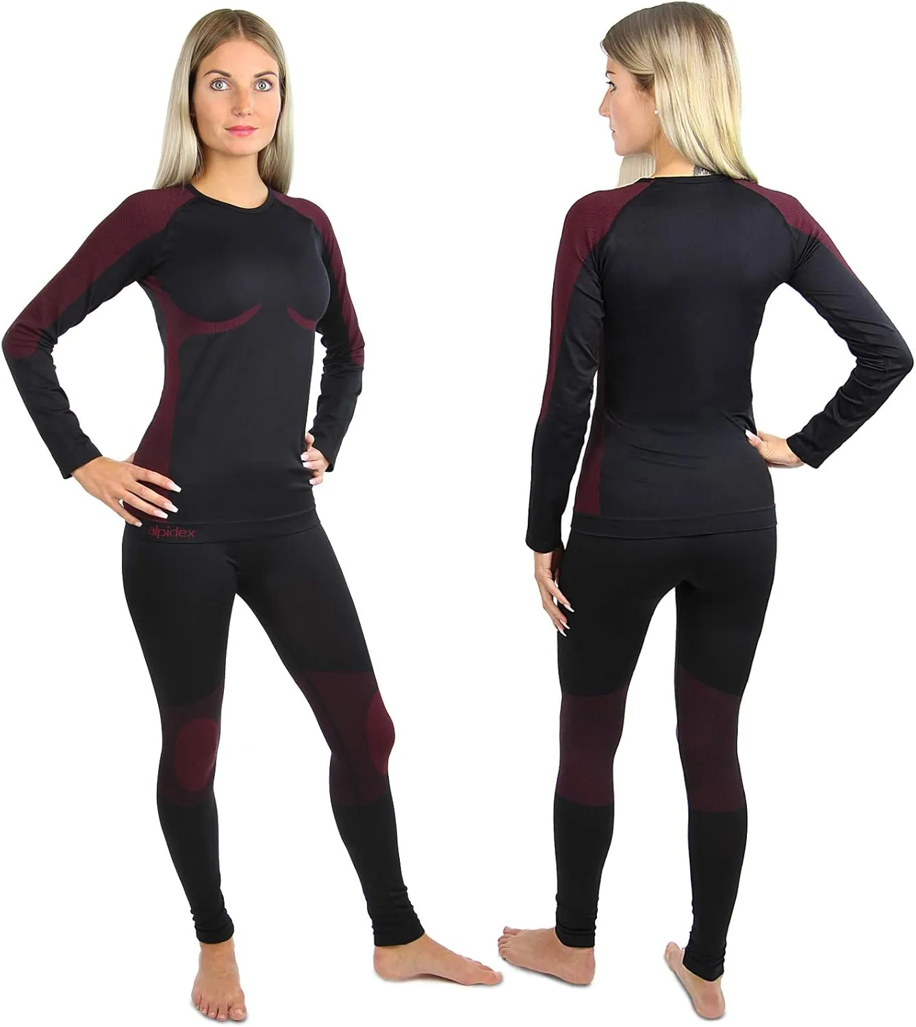 Functional Wear Thermal Underwear Woman Ski Breathable Warm Base Layer Cold Weather Set Long Johns Top Bottom