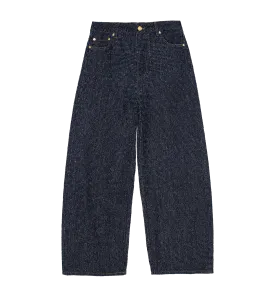 GANNI Fluffy Denim Jeans