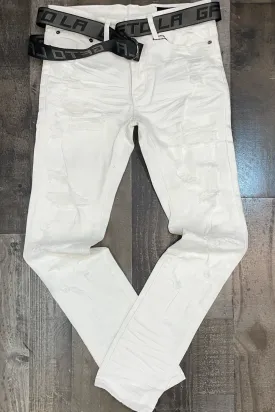 GFTD- karden jeans (white)