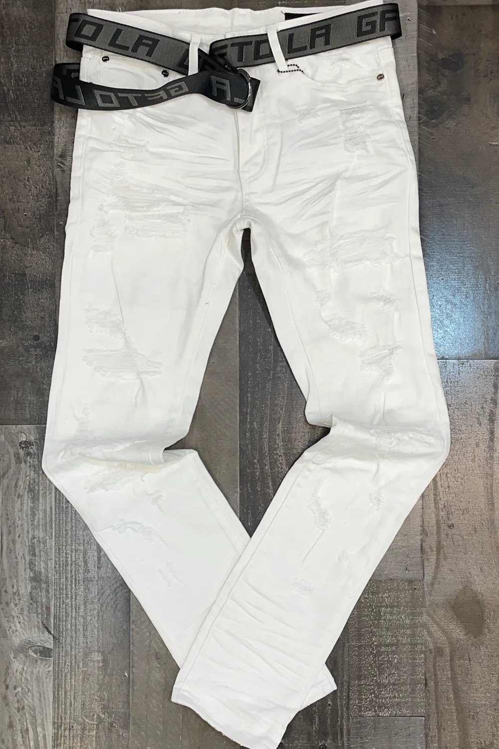 GFTD- karden jeans (white)